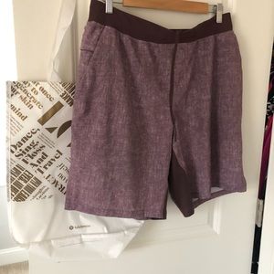 Lululemon T.H.E. shorts, 9" linerless